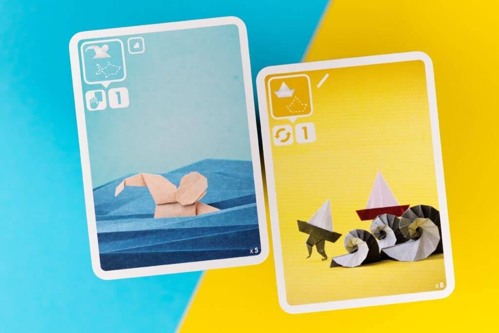 a photograph of cards from the game Sea Salt & Paper