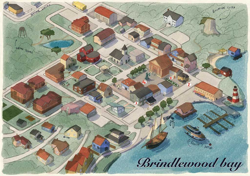 Brindlewood Bay RPG Map