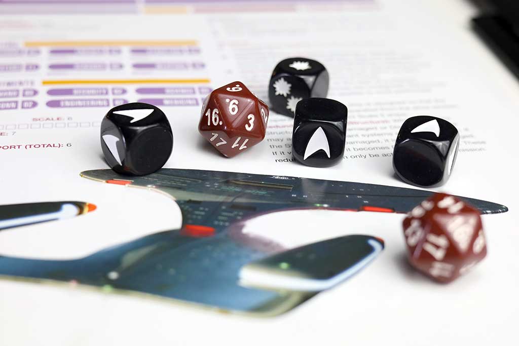 Star Trek Role Playing Game Dice