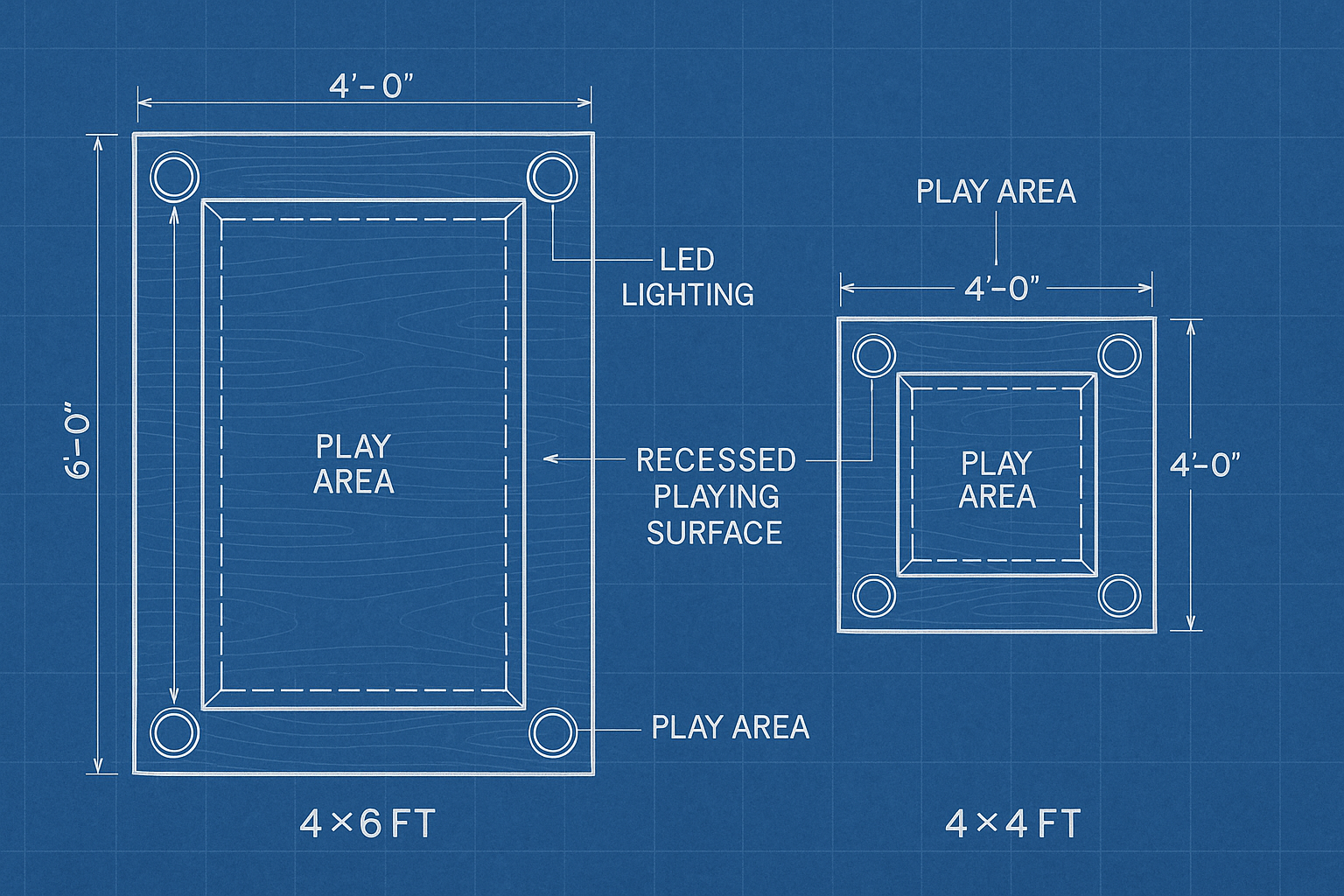 DIY Game Table for Board Game Nights