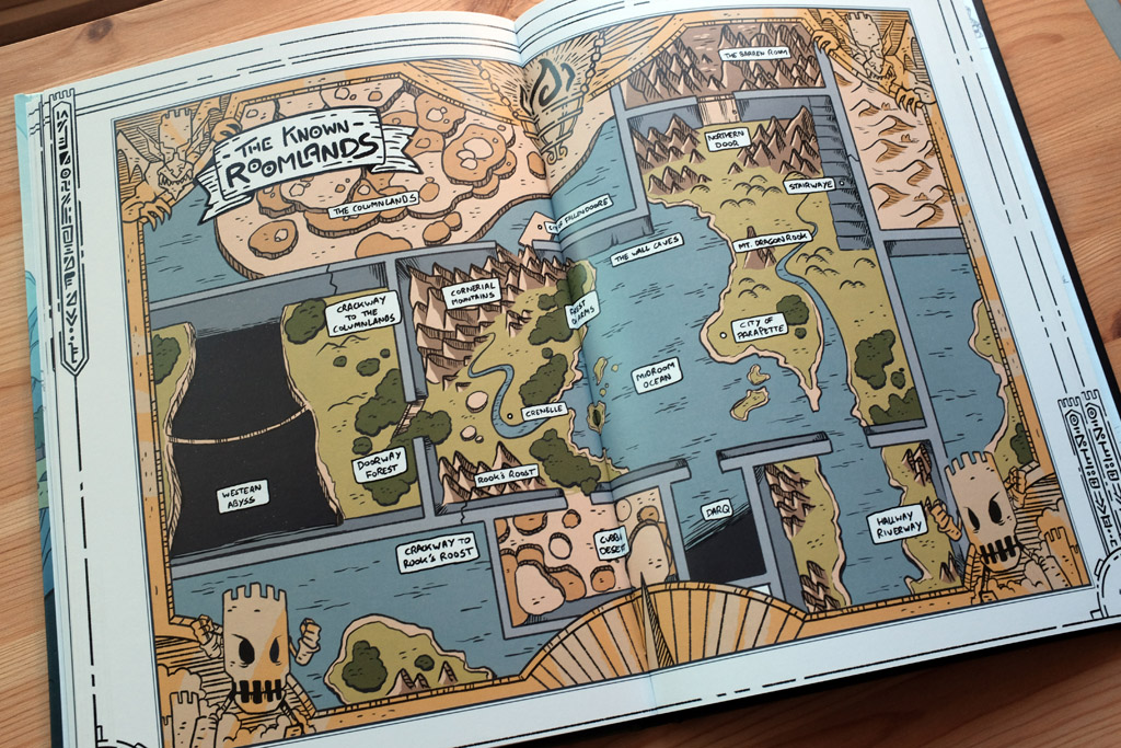 Map of the Roomlands from Colostle