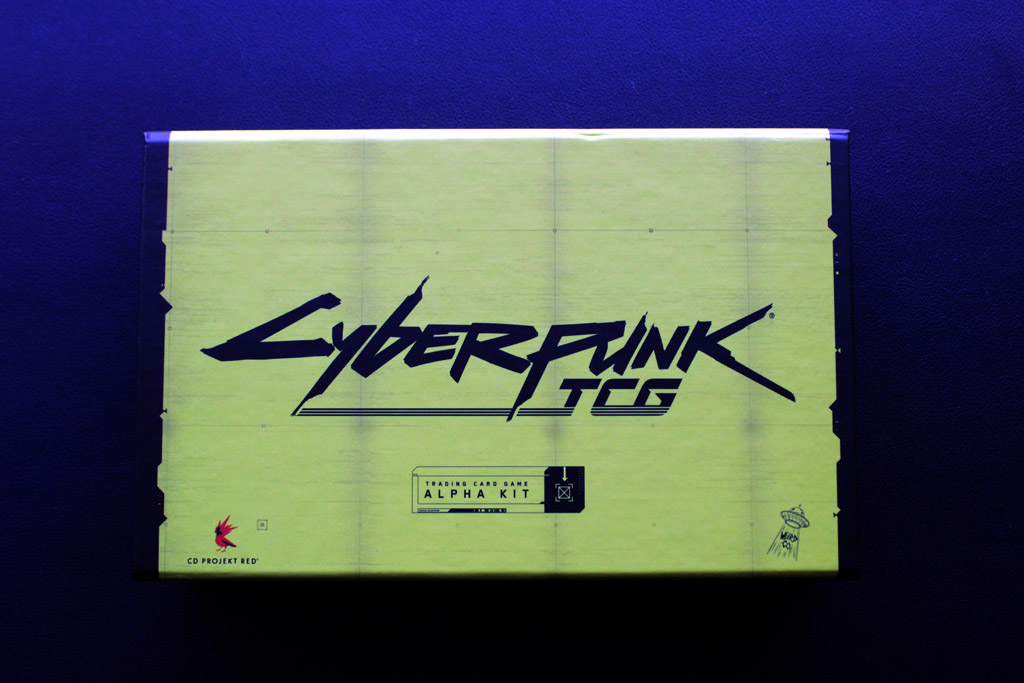 Cyberpunk Trading Card Game Alpha Kit Box