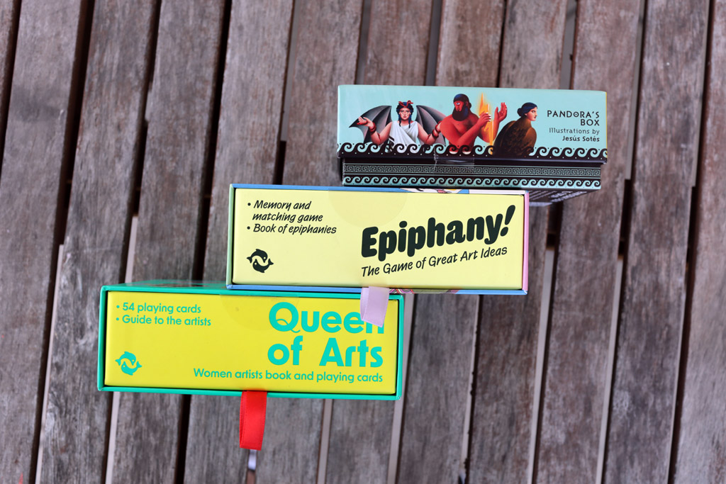 Queen of Arts, Epiphany, and Pandoras Box Games