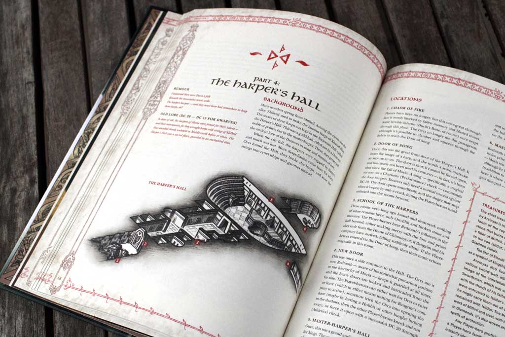 Trials of Saruman Book TTRPG Lord of the Rings