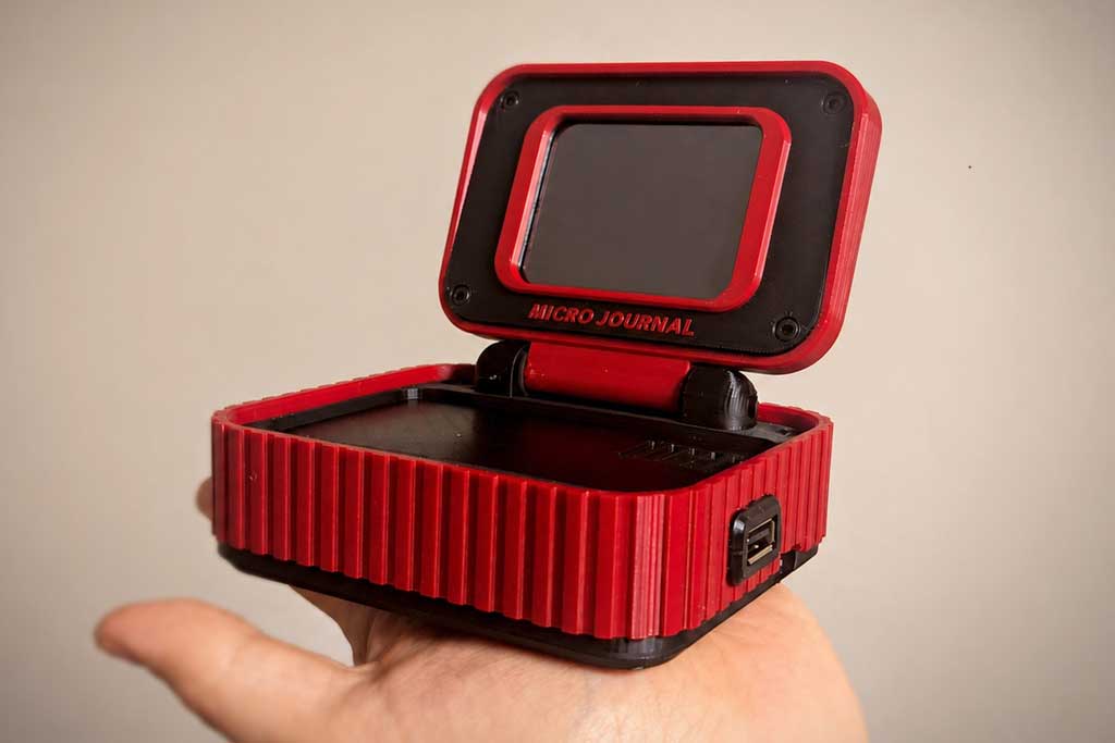 The Micro Journal Rev. 5.1 open source writing device