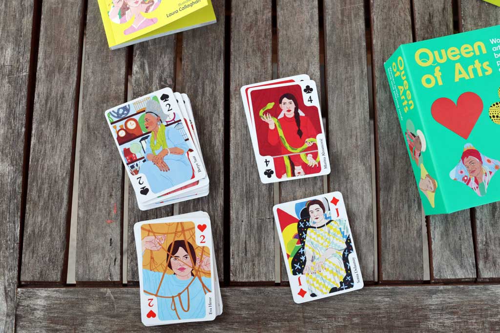 Queen of Arts: Women Artists Book and Playing Cards